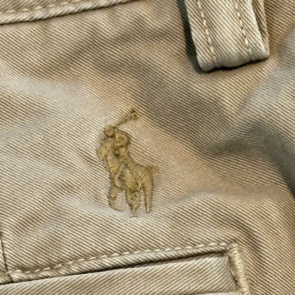 Polo Ralph Lauren Men's 35 Khaki Tan Stretch Straight Fit Chino Shorts 8